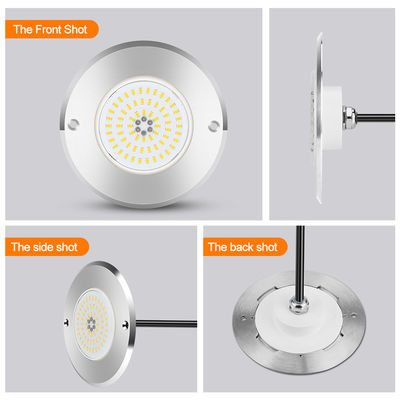 RGB Ultra Slim IP68 إضاءة حمام السباحة LED SS316 الإسكان المتكامل SMD2835 6W