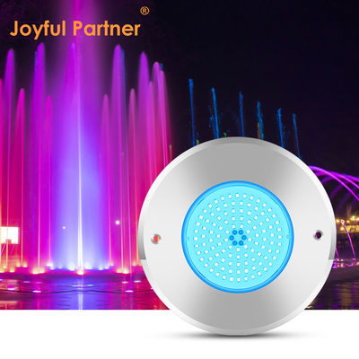 316L الفولاذ المقاوم للصدأ ضوء حوض سباحة تحت الأرض DIA 160mm * 32mm AC12v مع جهاز التحكم عن بعد