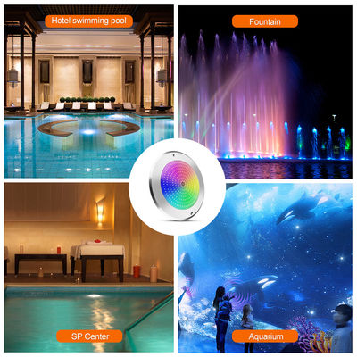 SUS316 غطاء مثبت IP68 DC12V 3000K تحت الماء LED SPA ضوء بركة