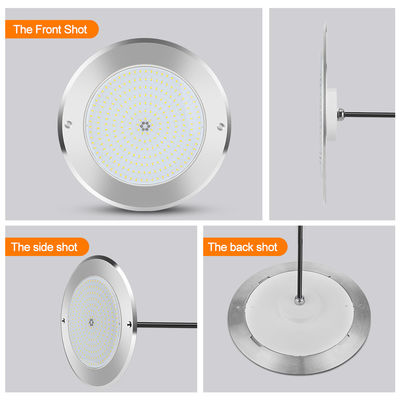 المياه تحت المياه أضاءة حمام سباحة LED 316 الفولاذ المقاوم للصدأ 25W Smd2835 الراتنج ملئ Rgb 3000K