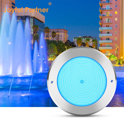 مصابيح حمام سباحة تحت الماء 316 الفولاذ المقاوم للصدأ 25W Smd2835 الراتنج مليء 3000K RGB مصباح حمام سباحة SMD 2835 AC 12v IP68 مقاوم للماء بالكامل