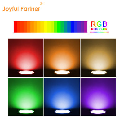 قوة LED Pool Light التحكم في Wifi AC12V IP68 25W الراتنج المملوء RGB LED PAR56 سطح مثبت