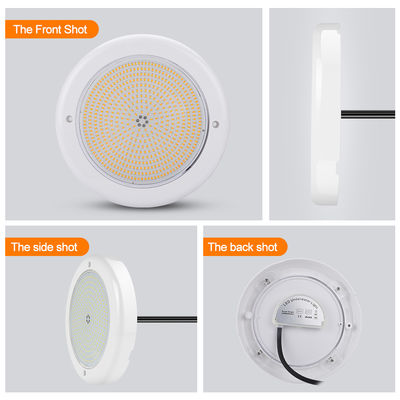 DMX أضواء حمام سباحة IP68 18W AC12V التحكم عن بعد مضاد للماء PC PAR56 ضوء أبيض