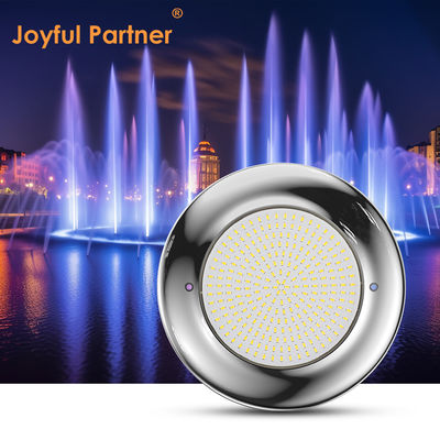 مصابيح حمام LED IP68 12VAC SMD LED مادة الفولاذ المقاوم للصدأ DIA260MM للمسبحات
