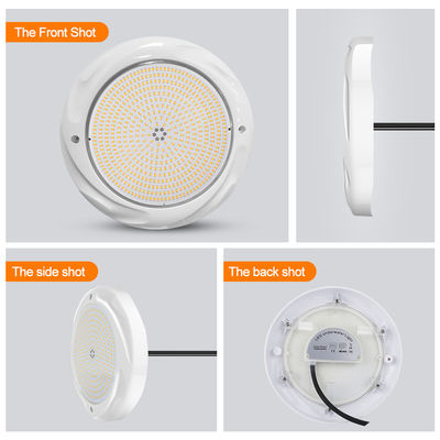 35 واط إضاءة حمام سباحة LED للحمام الخرساني SPA 230 * 35mm ABS المواد AC12V RGB RGBW