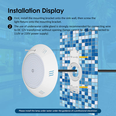 ضوء حمام مضخم على الحائط 260 * 40mm AC12V 42w التحكم عن بعد مع ABS المنزل الأسلوب الحديث
