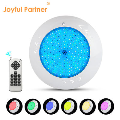 18W Par56 LED حمام سباحة سطحية مصممة LED تحت الماء أضواء حمام سباحة AC 12V RGB للحدائق المياه