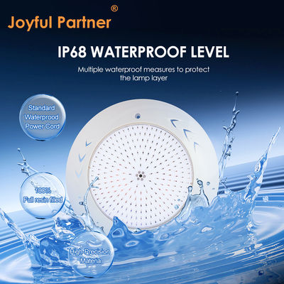 18W Par56 LED حمام سباحة سطحية مصممة LED تحت الماء أضواء حمام سباحة AC 12V RGB للحدائق المياه