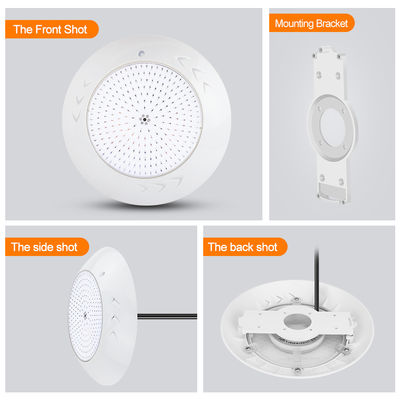 IP68 مضادات للماء RGB أضواء حمام السباحة SMD 2835 25W أبيض دافئ للزخرفة المناظر الطبيعية