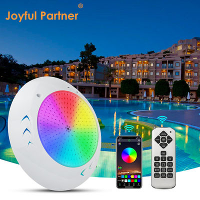 IP68 مضادات للماء RGB أضواء حمام السباحة SMD 2835 25W أبيض دافئ للزخرفة المناظر الطبيعية