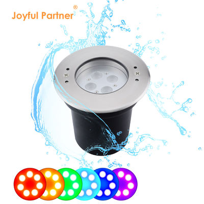 مصابيح LED تحت الماء 4W 8W 12W 24VDC IP68 مقاوم للماء من الفولاذ المقاوم للصدأ 316 RGB 3in1 للمسبحات