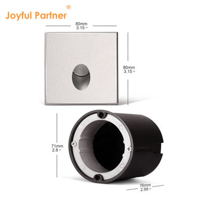 مصباح الحائط ذكي LED IP65 الألومنيوم جسم مربع الشكل DC 24v 1w 2w 3w مصباح الدرج LED للردهة