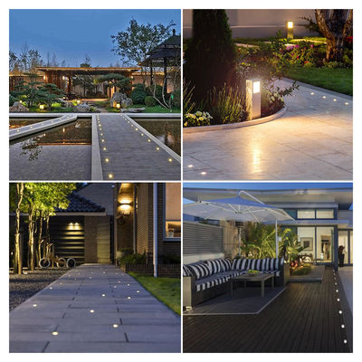 IP67 LED ضوء داخلي صغير من الفولاذ المقاوم للصدأ 316 1W DIA 25MM CREE XPE LED Single Color 3000K