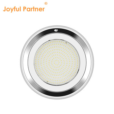 ضوء حمام سباحة تحت الماء AC12V الفولاذ المقاوم للصدأ تغيير اللون الجدارية المثبتة RGB ø280 * 35mm