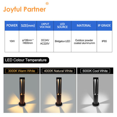 إضاءة العشب المشهد 10W LED 600mm 800mm الألومنيوم الإطاحة 220V/24V للفن الحديقة