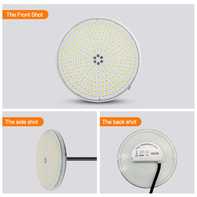 IP68 مقاوم للماء RGB / RGBW تغيير اللون البركة الأضواء المسطحة مع الراتنج مليء حمام السباحة الضوء تحت الماء