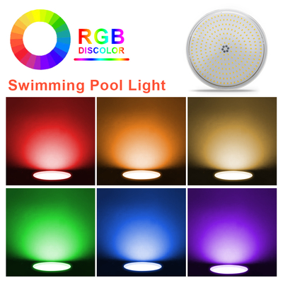 ضوء المسبح المشرق ضوء المسبح المشرق ضوء استبدال المصابيح AC12V 24V RGB تغيير اللون ضوء تحت الماء من المصنع