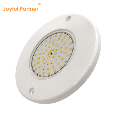 عاكس ضوء مسبح مملوء بالراتنج 160 مم DC12V 10W بلاستيك بالكامل SMD2835 108 قطعة RGBW لون جهد ثابت