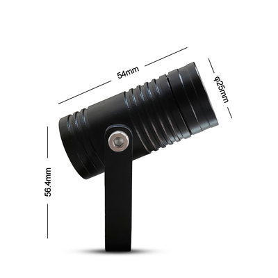 12 فولت 24 فولت IP65 الألومنيوم 1W Led Spike Garden Light في الهواء الطلق