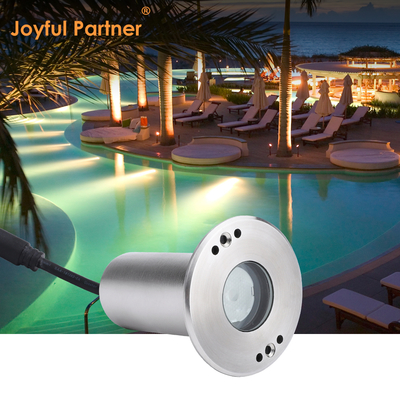 مصباح LED صغير مقاوم للماء غائر 1 واط 12 فولت تيار مستمر 8 درجات زاوية شعاع ضيقة IP68 إضاءة المناظر الطبيعية الخارجية