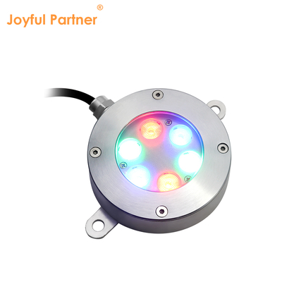 الوصول الجديد RGB 3 في 1 لون قوية 18W 316 الفولاذ المقاوم للصدأ LED سطحي تحت الماء