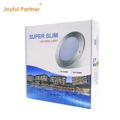 مصباح حمام سباحة LED PAR56 IP68 متغير الألوان RGB 12VDC AC 35W قطر 280 مم SMD2835 432 قطعة مع عبوة ألوان