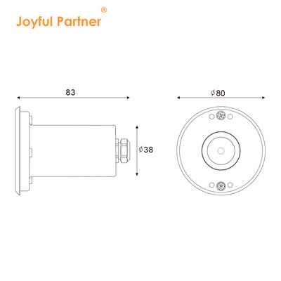 مصابيح LED تحت الماء DMX التحكم RGB Premium 1W / 2W / 3W مدفون 316 الفولاذ المقاوم للصدأ للمسبحات