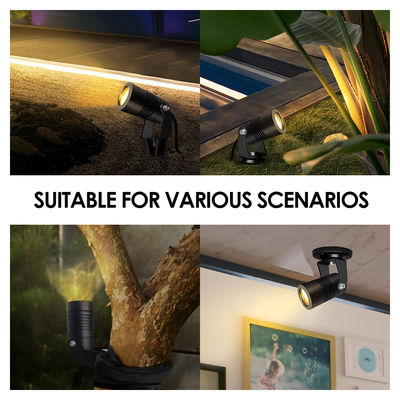 شركاء فرحية أدى أضواء الحديقة في الهواء الطلق 6W COB DC12V / DC24V 3000K أبيض دافئ للممشى طريق الحديقة