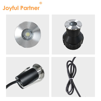 مصباح مدفون أرضي 3 واط بقطر 55 مم، CRI 85/90، DC24V، مادة ألومنيوم، عدسة غير متماثلة، لساحة انتظار السيارات