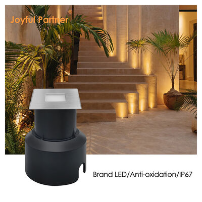 IP67 LED إضاءة تحت الأرض 1W 2W 3W مضيئات متدلية مربع SS Cover