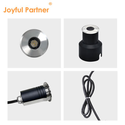 إضاءة سفلية أرضية IP67 3W CREE LED تصميم مضاد للتوهج DIA45MM هيكل ألومنيوم للطرق