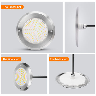 Submersible Pool Light PAR56 6W SMD2835 Ultra Thin SS316L+ABS Waterproof DC12V