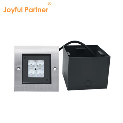 فولاذ مربع متأرجح ضوء AC100-240V 4 * 2W LED 316 حافة الفولاذ المقاوم للصدأ مع كابل كهربائي 0.5M