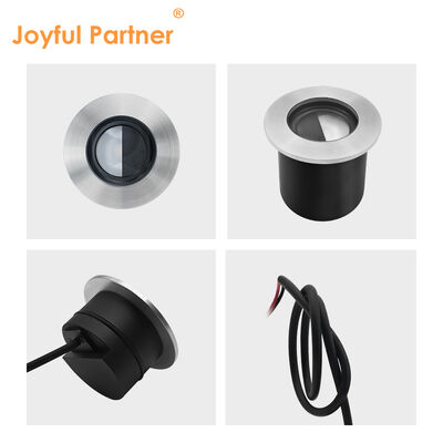 مصابيح LED تحت الأرض بتصميم عميق مضاد للتوهج، هيكل من الألومنيوم النقي 6063# بقوة 4 واط، أبيض دافئ