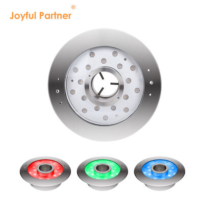 مصابيح مصدر LED المواد الفولاذ المقاوم للصدأ RGBW 4in1 الإضاءة تحت الماء لإعدادات المناظر الطبيعية في الهواء الطلق