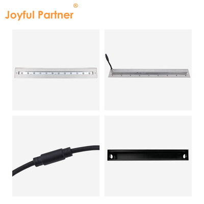 إضاءة خطية تحت الماء DC12V 12W IP68 مقاومة للماء بالتحكم عن بعد RGB LED لحمام السباحة