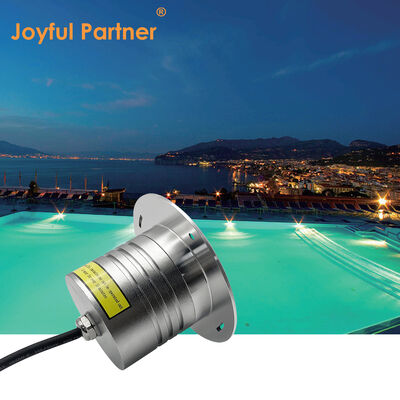 حمام سباحة ضوء تحت الماء DC24V مصنع OEM ODM 316 الفولاذ المقاوم للصدأ DIA 110MM مع قوة عالية