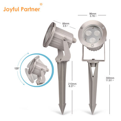 مضاءات الحديقة المقاومة للماء LED مع قطب بلاستيكي LED GU10 MR16 مصباح للحديقة