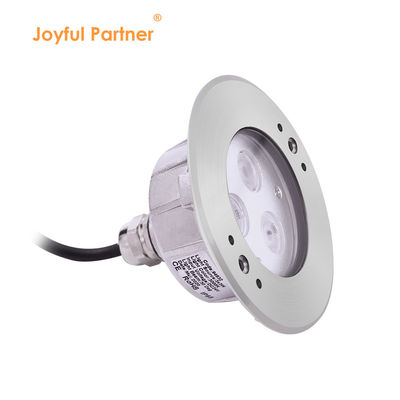 3W مقاوم للماء IP68 LED حوض سباحة تحت الماء ضوء 316 SS RGB DMX512 ضوء بركة