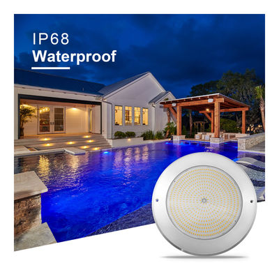 IP68 LED PAR56 Pool Light RGB تغيير اللون 12VDC AC 35W DIA280mm SMD2835 432pcs مع حزمة اللون