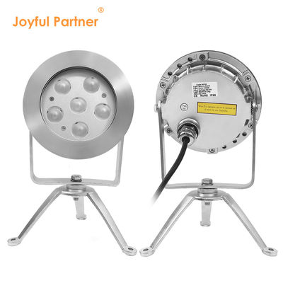 RGBW LED تحت الماء ضوء بقعة 24V DC الفولاذ المقاوم للصدأ 316 DMX512 جهاز التحكم