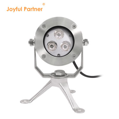 عالية الجودة DC24V التحكم 304 الفولاذ المقاوم للصدأ DMX512 RGBW IP68 12w LED الضوء تحت الماء