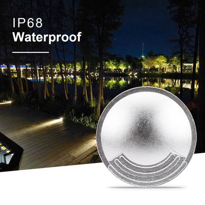 2W IP67 مصابيح LED تحت الأرض في الخارج قطر رقيق للغاية 55mm SMD مصابيح LED Walkover مع غطاء الألومنيوم