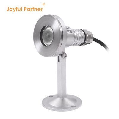 مضاد للماء تحت الماء LED Spot Light DC24V 12V RGB3in1 مع دعامة تركيب مضادة للتآكل