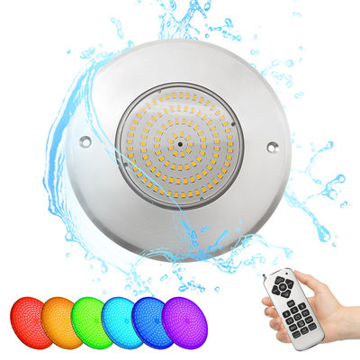 DC12V التوتر المستمر 10W تحت الماء المغمورة مصابيح حمام LED 160 * 7.5mm مع جهاز التحكم عن بعد APP