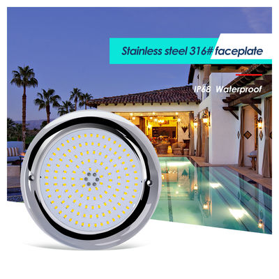 بار56 حمام سباحة خارجي الراتنج المملوء SMD 2835 135PCS AC12V RGBW 10w الفولاذ عالي الجودة