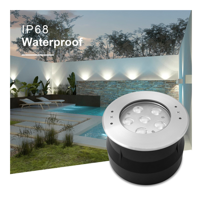24 فولت 6W 12W الفولاذ المقاوم للصدأ 316 LED ضوء تحت الماء مع أبيض بارد مع غطاء تركيب بلاستيكي لبركة السباحة