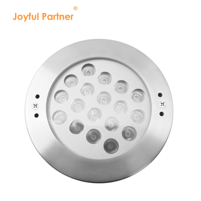 مصباح حوض سباحة تحت الماء مضاد للماء IP68 12V الفولاذ المقاوم للصدأ 18W 36W LED واحد لون شهادة CE ROHS