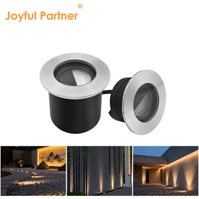 ضوء مدفون في الهواء الطلق LED 316 الغطاء الأمامي من الفولاذ المقاوم للصدأ مقاوم للماء IP67 4W Cree LED قطر 80MM