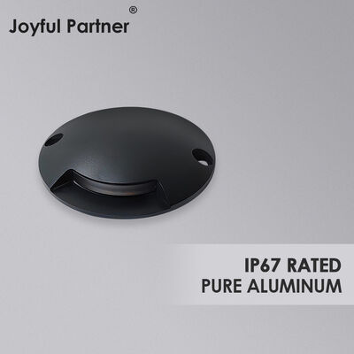 إضاءة LED أرضية رفيعة للغاية مقاومة للماء IP67 بقوة 1 واط من الألومنيوم بجهد 24 فولت تيار مستمر للسلالم والجدران